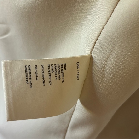 OAK + FORT Cream Blazer - Picture 8 of 15
